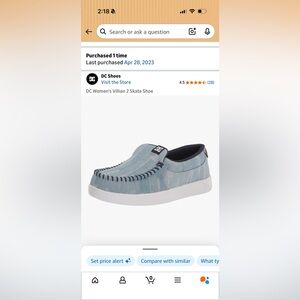 DC Women's Villian 2 Skate Shoe